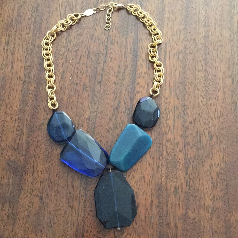 Lapis Blue & Gold Necklace
